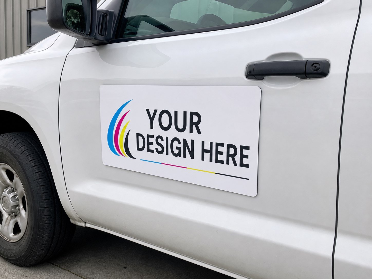 Truck decal and vehicle branding sample